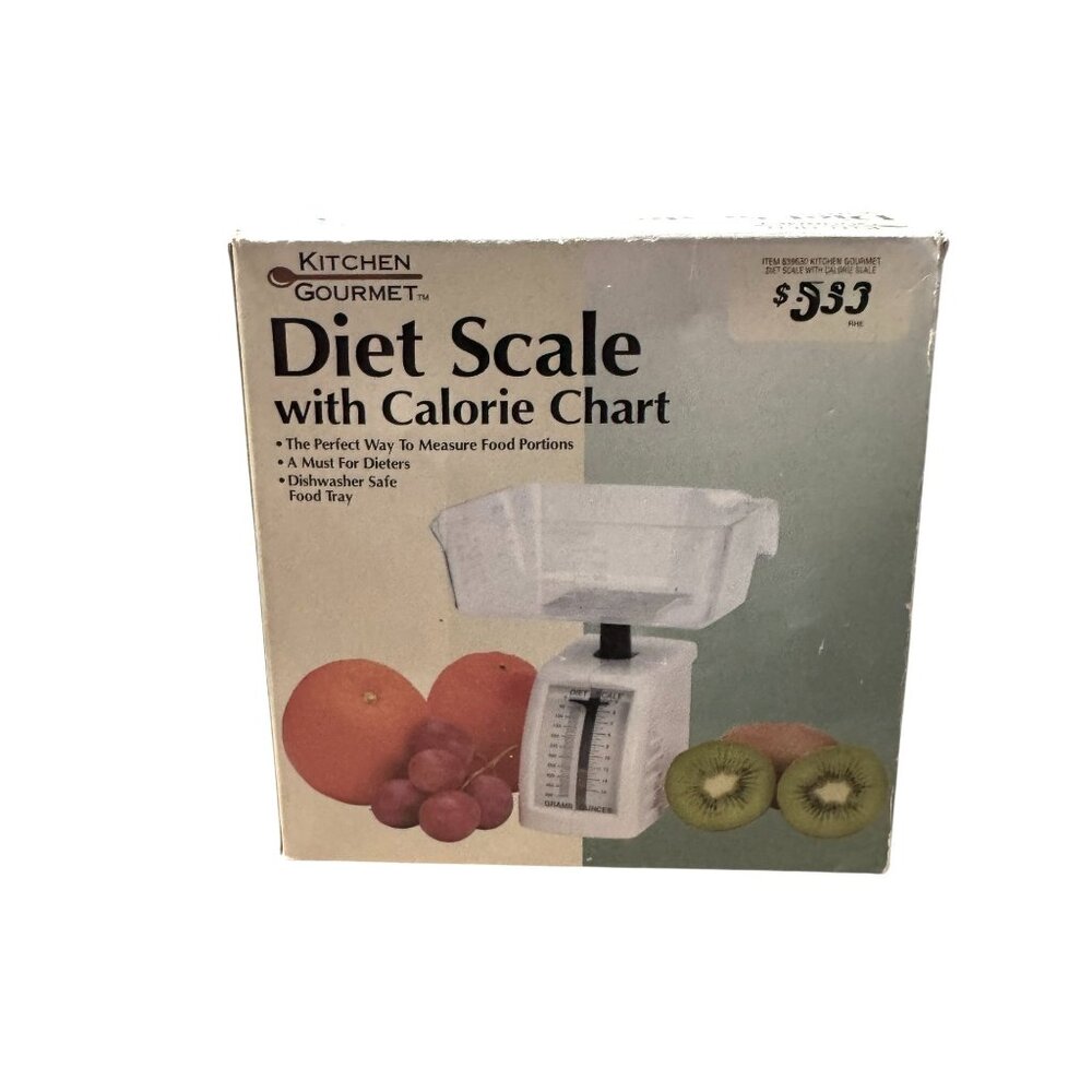 Kitchen Gourmet Diet Scale With Valorie Chart